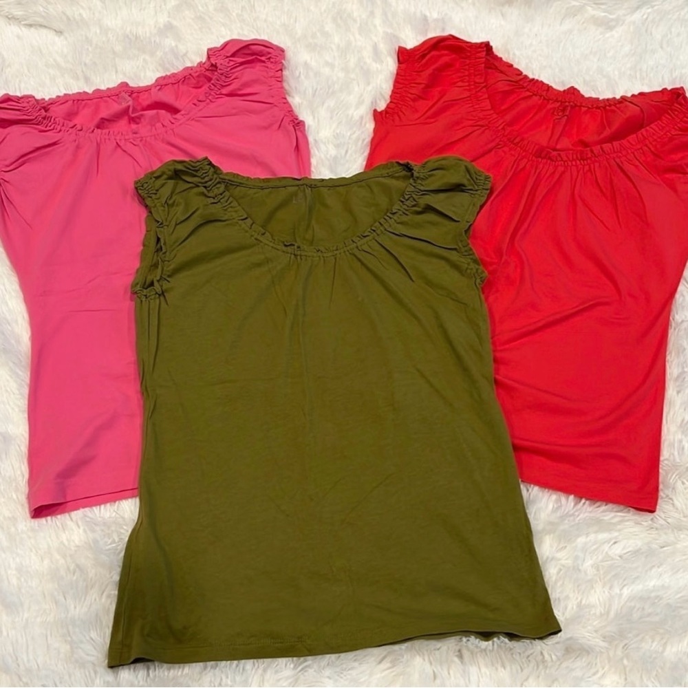 Lot of 3 vintage tees from Ann Taylor Loft. Size Small